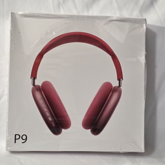 Red New P9 Pro Max Wireless Headphones With Microphone Headset - Picture 1 of 7